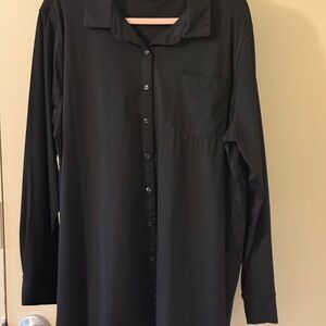 Source Unknown Black Button Down Shirt